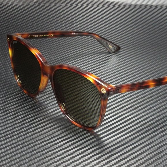 Gucci Round Havana 58mm Sunglasses New With Box